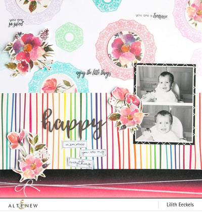 XF Tape Washi Tapes Floral Flurries Wide Washi Tape