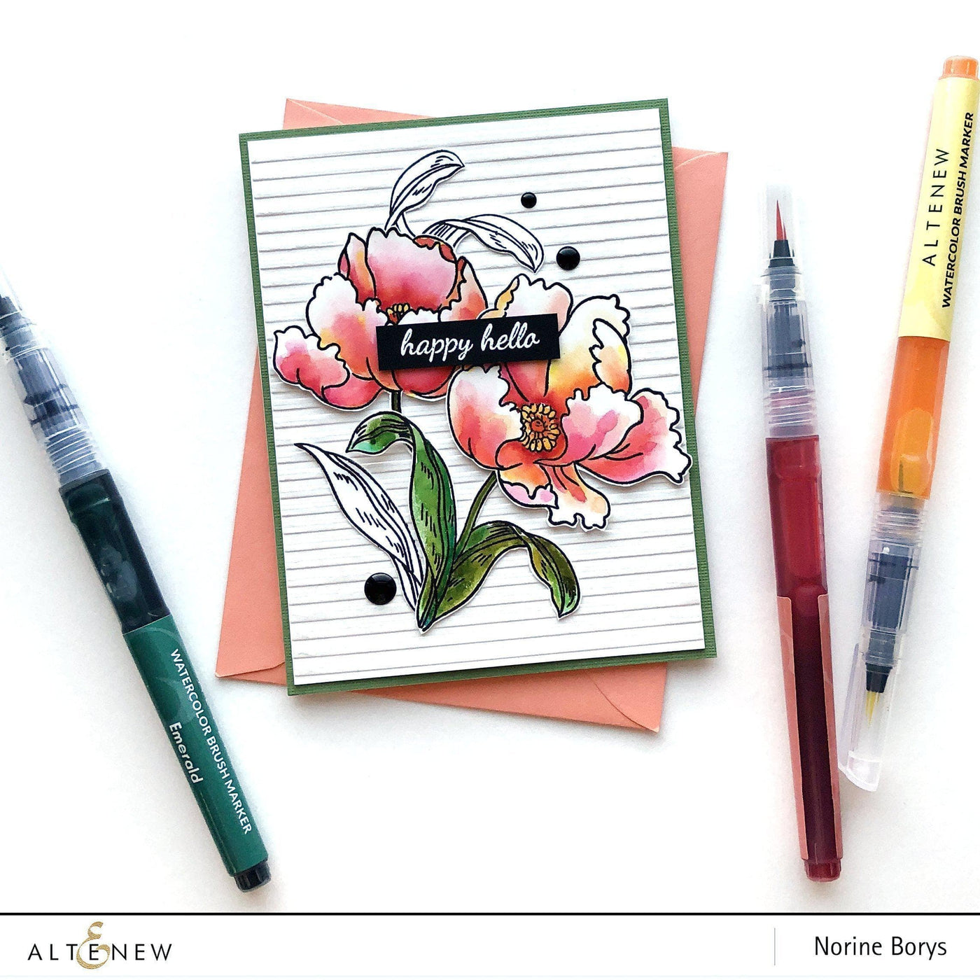 20 Pcs Non-Bleeding Watercolor Brush Markers - Inspire Uplift
