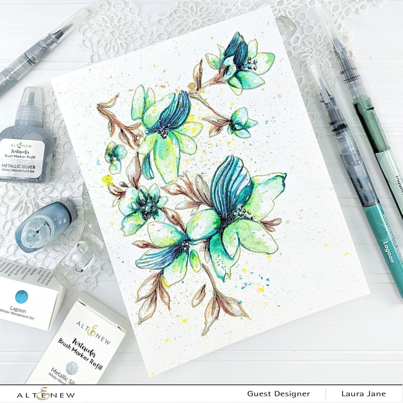 Altenew Water-based Marker Bundle Ultimate Watercolor Brush Markers Bundle