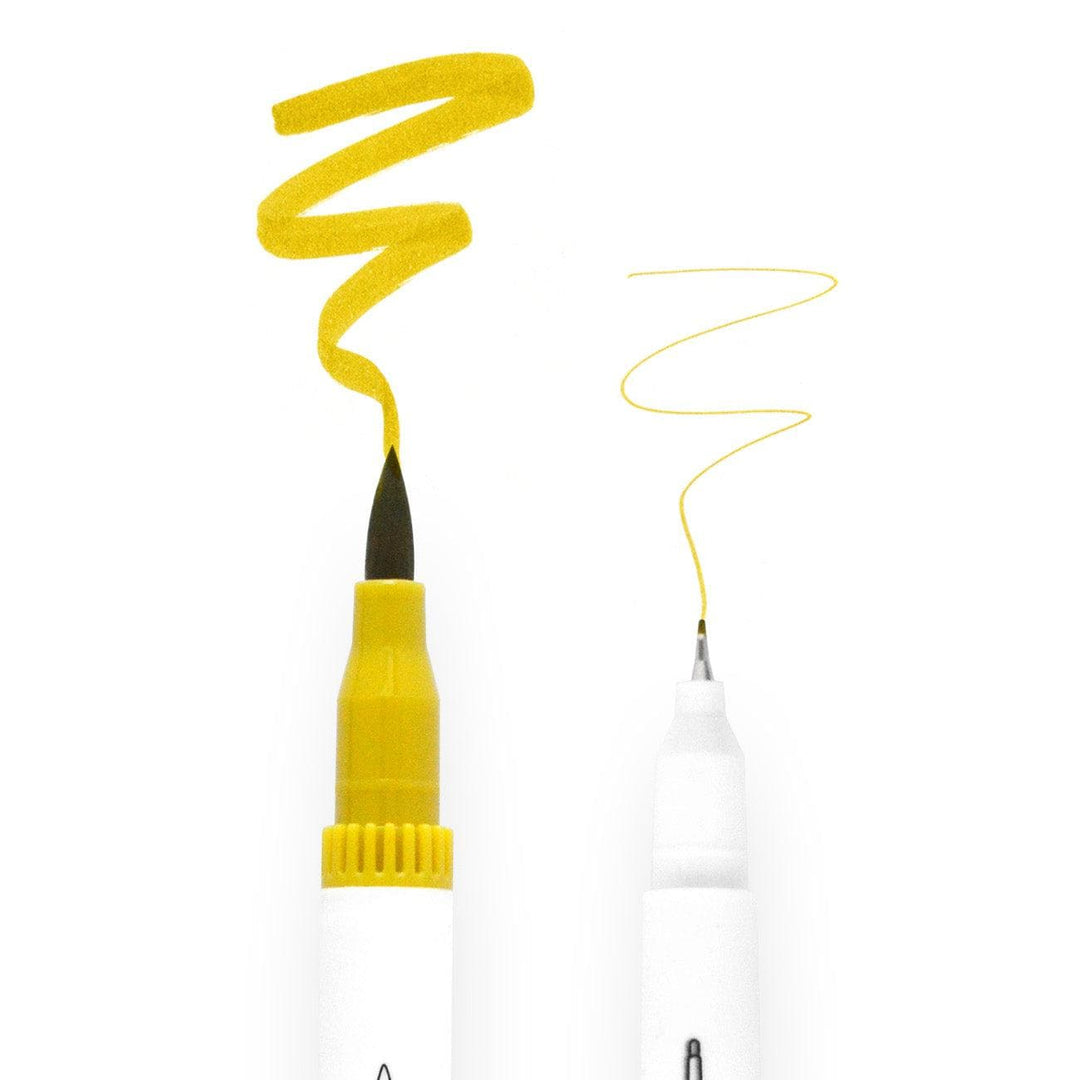 Be Creative Arts Crafts Water-based Markers Hawaiian Shores Brush & Fine Tip Pens (Water-Based)