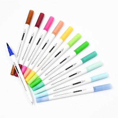 Be Creative Arts Crafts Water-based Markers Islands of Fiji Dual Tip Pens (Water-based)