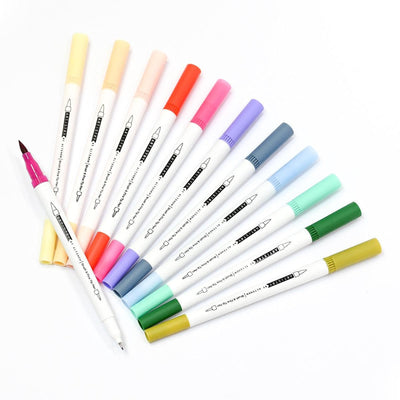 Be Creative Arts Crafts Water-based Markers Tahitian Terrace Dual Tip Pens (Water-based)