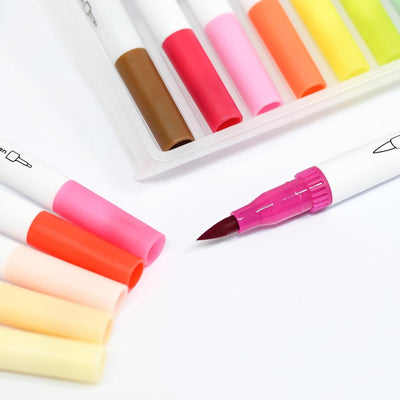 Be Creative Arts Crafts Water-based Markers Tahitian Terrace Dual Tip Pens (Water-based)