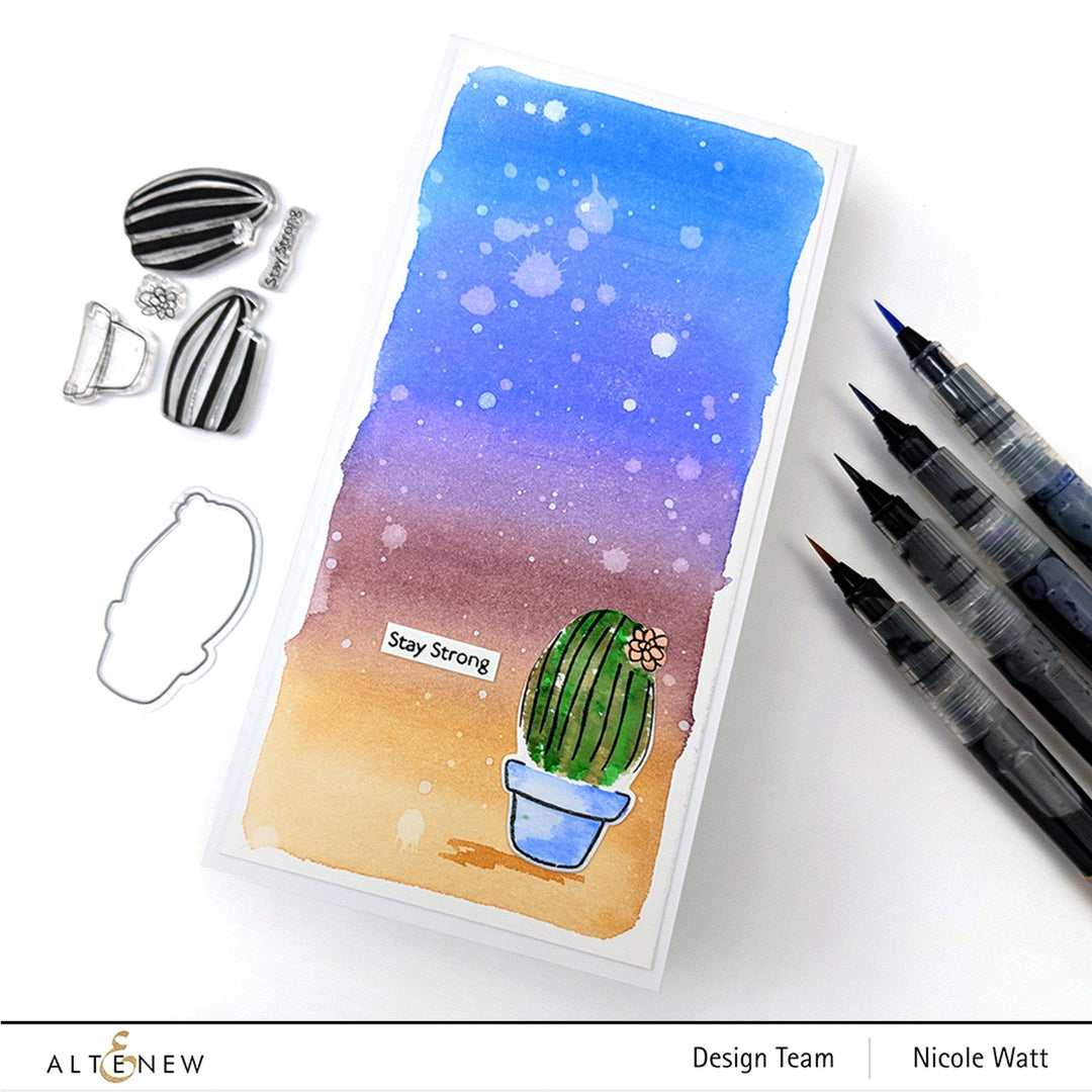 Be Creative Arts Crafts Water-based Markers Watercolor Brush Markers - Autumn Festival Set