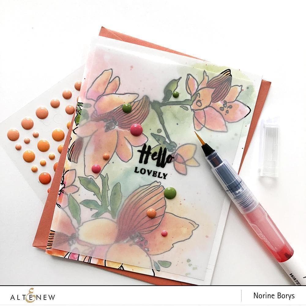 Be Creative Arts Crafts Water-based Markers Watercolor Brush Markers - Spring Garden Set