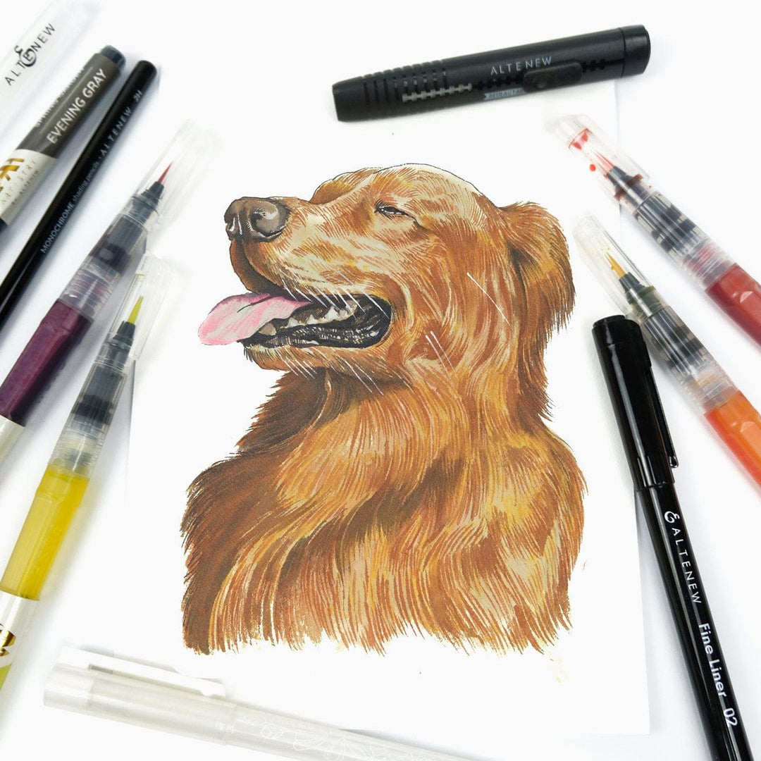 Watercolor Brush Markers - Spring Garden Set