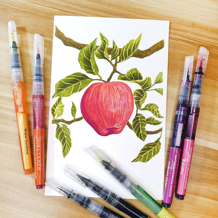 Watercolor Brush Markers - Spring Garden Set