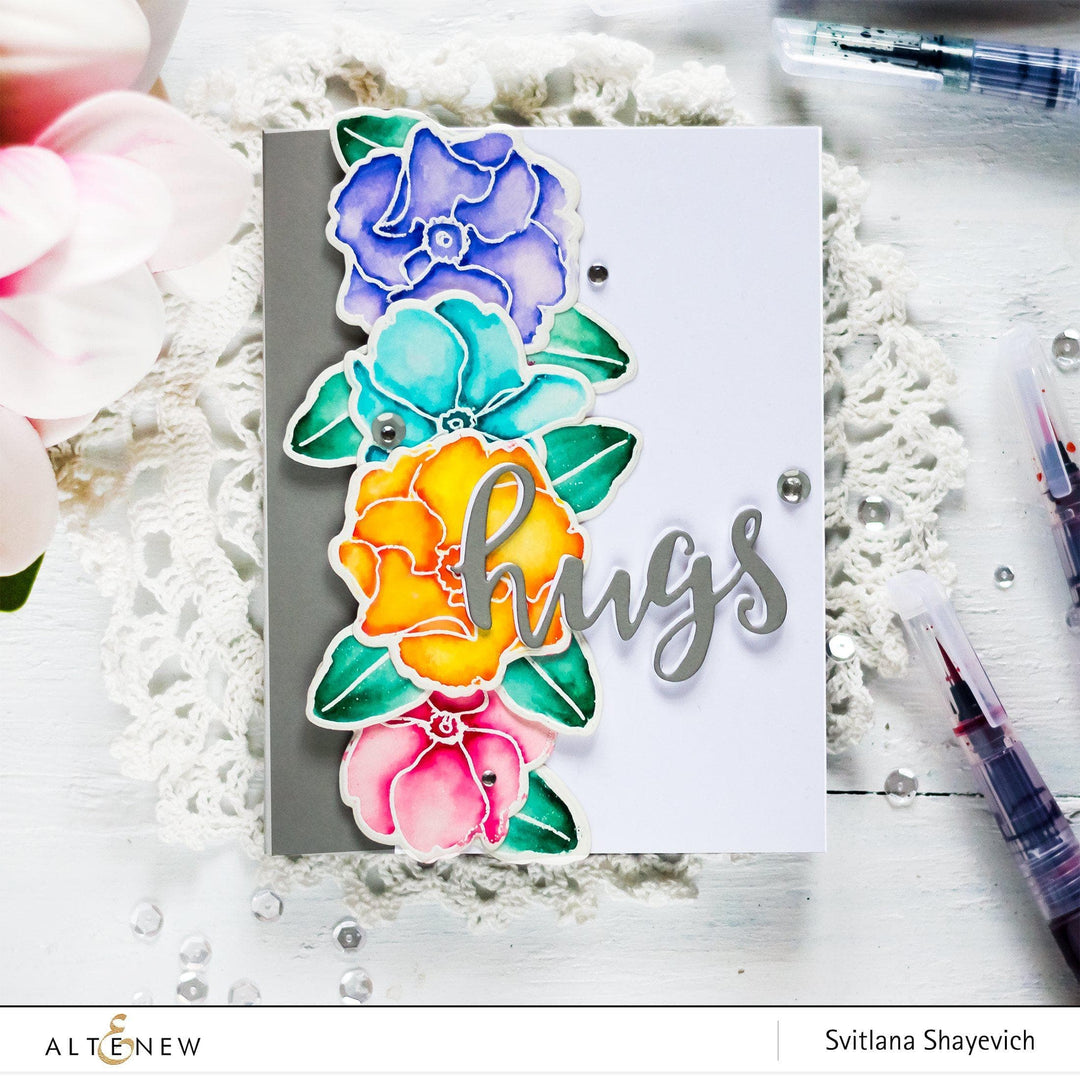 Be Creative Arts Crafts Water-based Markers Watercolor Brush Markers - Winter Wonderland Set