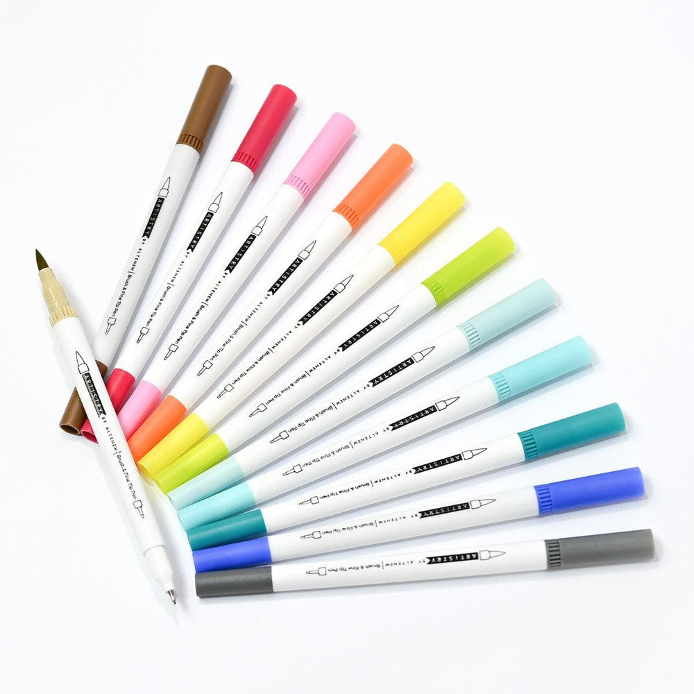 Be Creative Arts Crafts Water-based Markers Zanzibar Dual Tip Pens (Water-based)