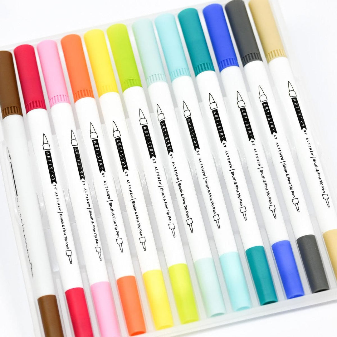 Be Creative Arts Crafts Water-based Markers Zanzibar Dual Tip Pens (Water-based)