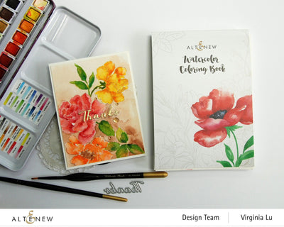 How to water color book with water Colors - arts & crafts - by