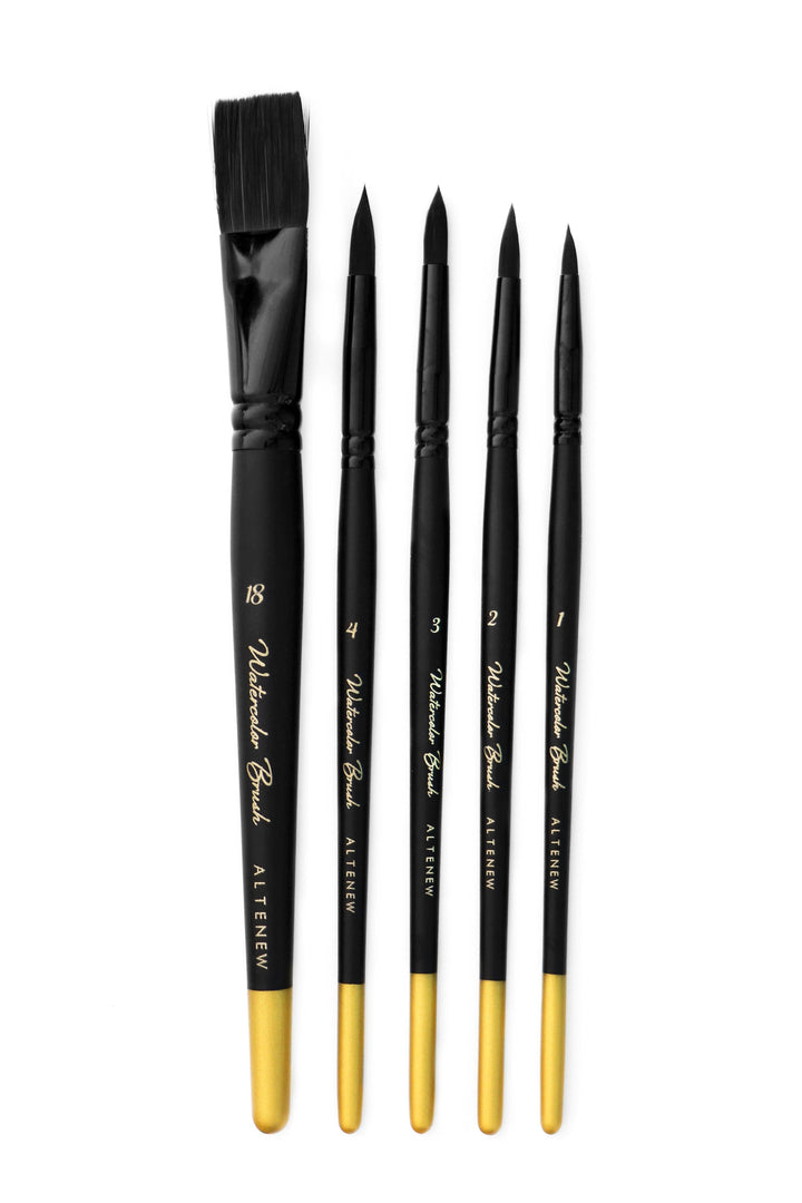 Shanghai Beaux-arts Co., Ltd. Watercolor Artists' Watercolor Brushes - Round