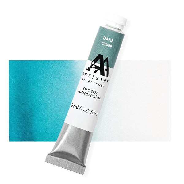 Be Creative Arts Crafts Watercolor Artists' Watercolor Tube - Dark Cyan - (PB.17/PG.7)