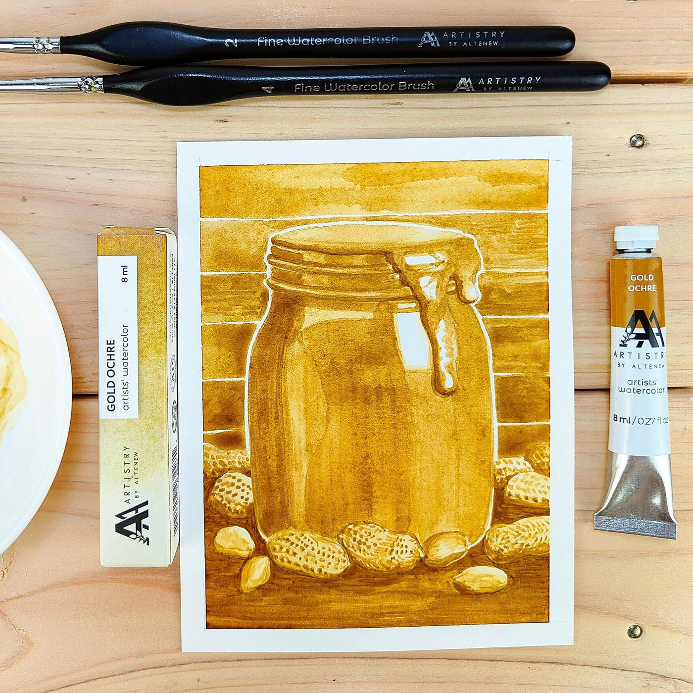 Artists' Watercolor Tube - Gold Ochre