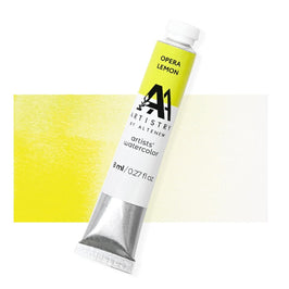 Be Creative Arts Crafts Watercolor Artists' Watercolor Tube - Opera Lemon - (C.I.PY.135)