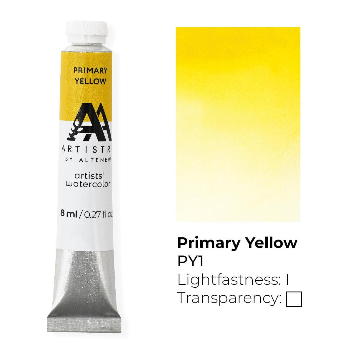 Artists' Watercolor Tube - Primary Yellow