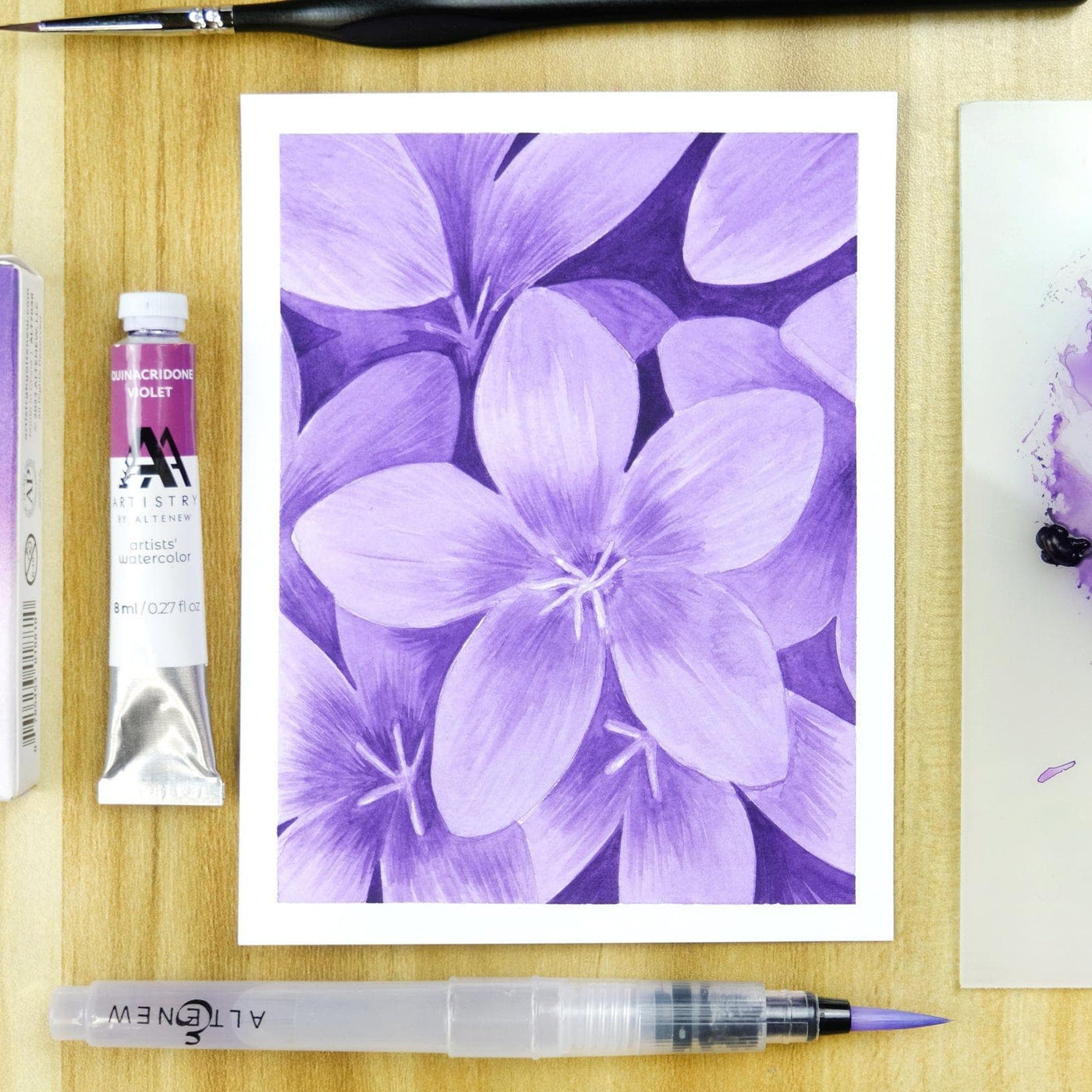 Artists' Watercolor Tube - Quinacridone Violet - (PV.19)