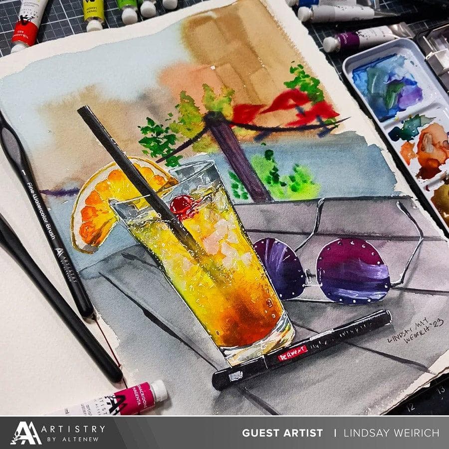 Artists' Watercolor Tube - Titanium White - (PW.6)