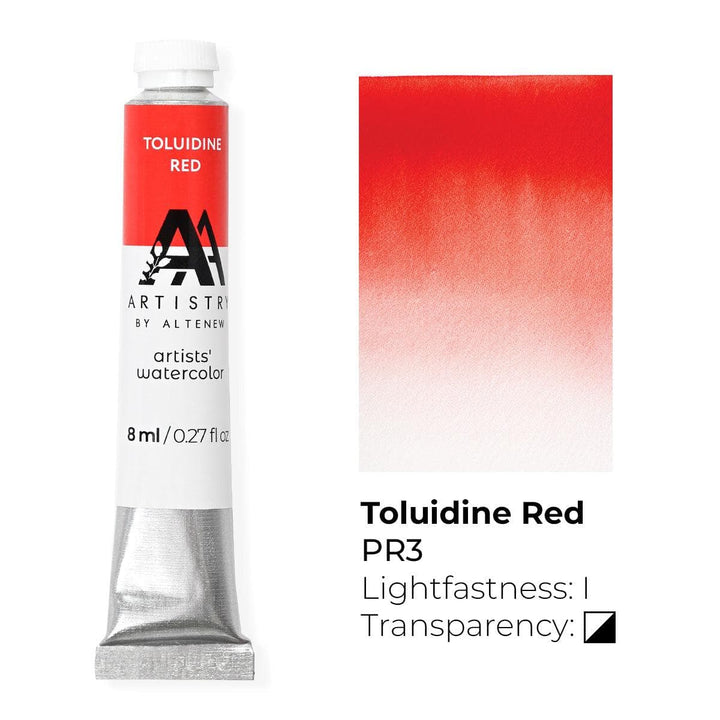 Be Creative Arts Crafts Watercolor Artists' Watercolor Tube - Toluidine Red - (PR.3)