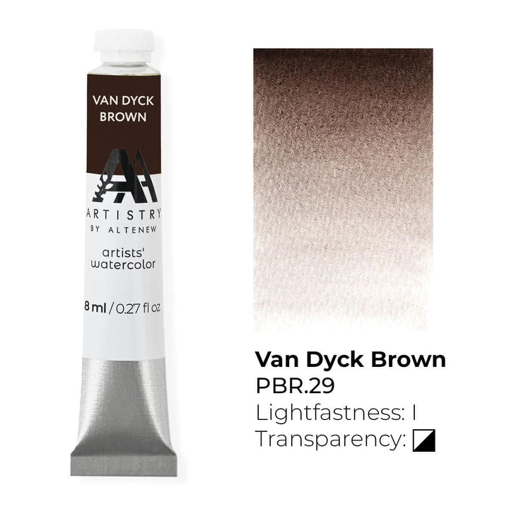 Artists' Watercolor Tube - Van Dyck Brown