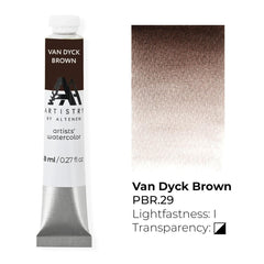 Artists' Watercolor Tube - Van Dyck Brown