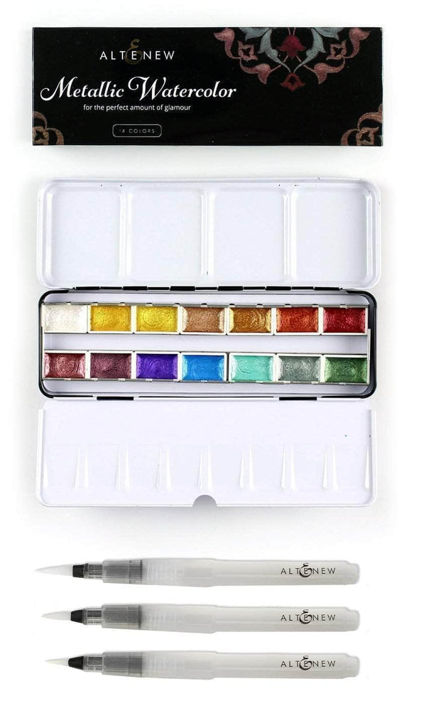Altenew Detailed Blending Brushes for Paper Crafting Painting Watercoloring