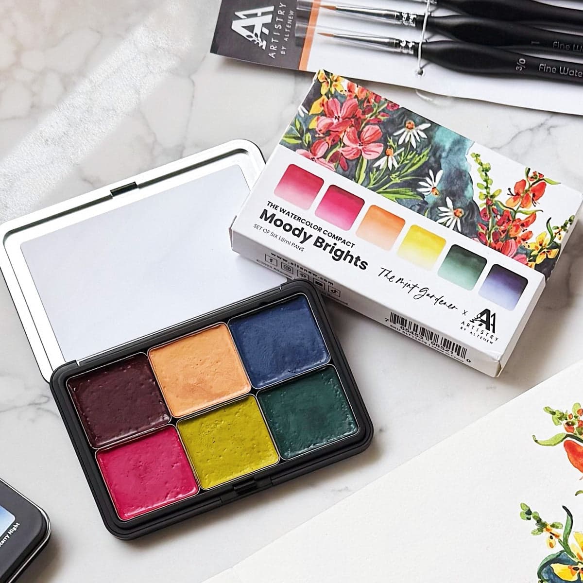 Pocket-Perfect Watercolor Compacts Bundle
