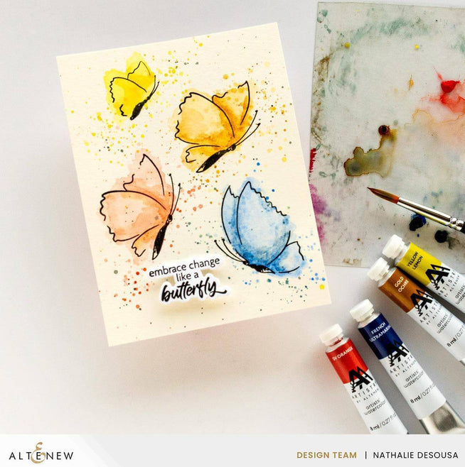Altenew Split Primary Watercolor Bundle with vibrant watercolor pans in a variety of colors for artistic painting projects.