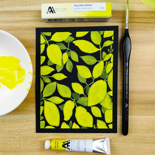 Split Primary Watercolor Bundle by Altenew featuring vibrant watercolor paints and tools for artistic projects.