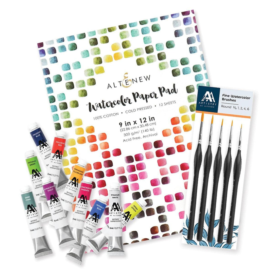 Altenew Watercolor Bundle Watercolor Creations Pro Bundle