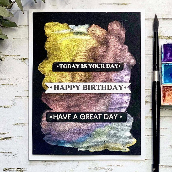 Be Creative Arts Crafts Watercolor Metallic Watercolor 14 Pan Set