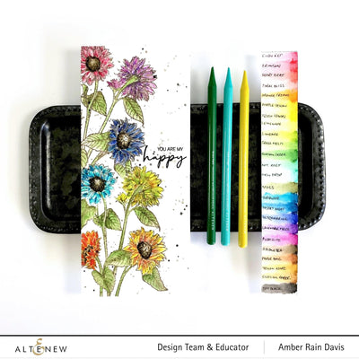 Altenew Watercolor Pencil & Brushes & Paper Set Woodless Watercolor Pencils Starter Bundle