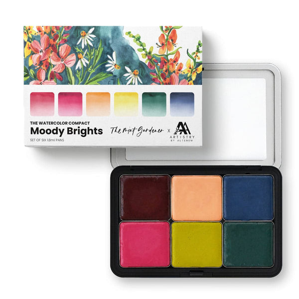 Watercolor Compact - Moody Brights