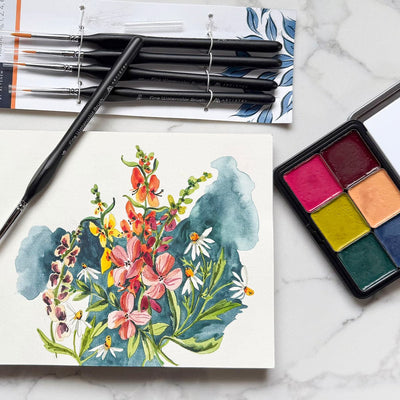 Watercolor Compact - Moody Brights