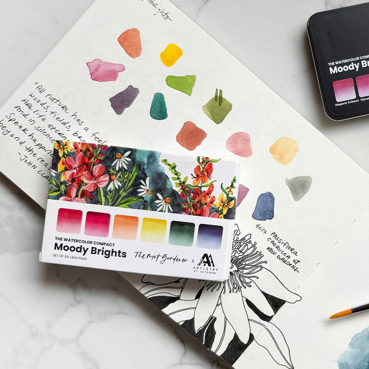Watercolor Compact - Moody Brights
