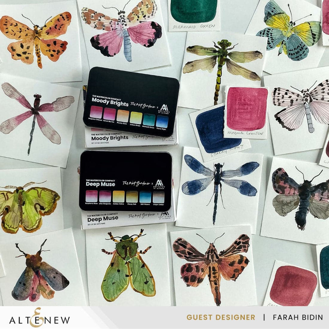 Watercolor Compact - Moody Brights