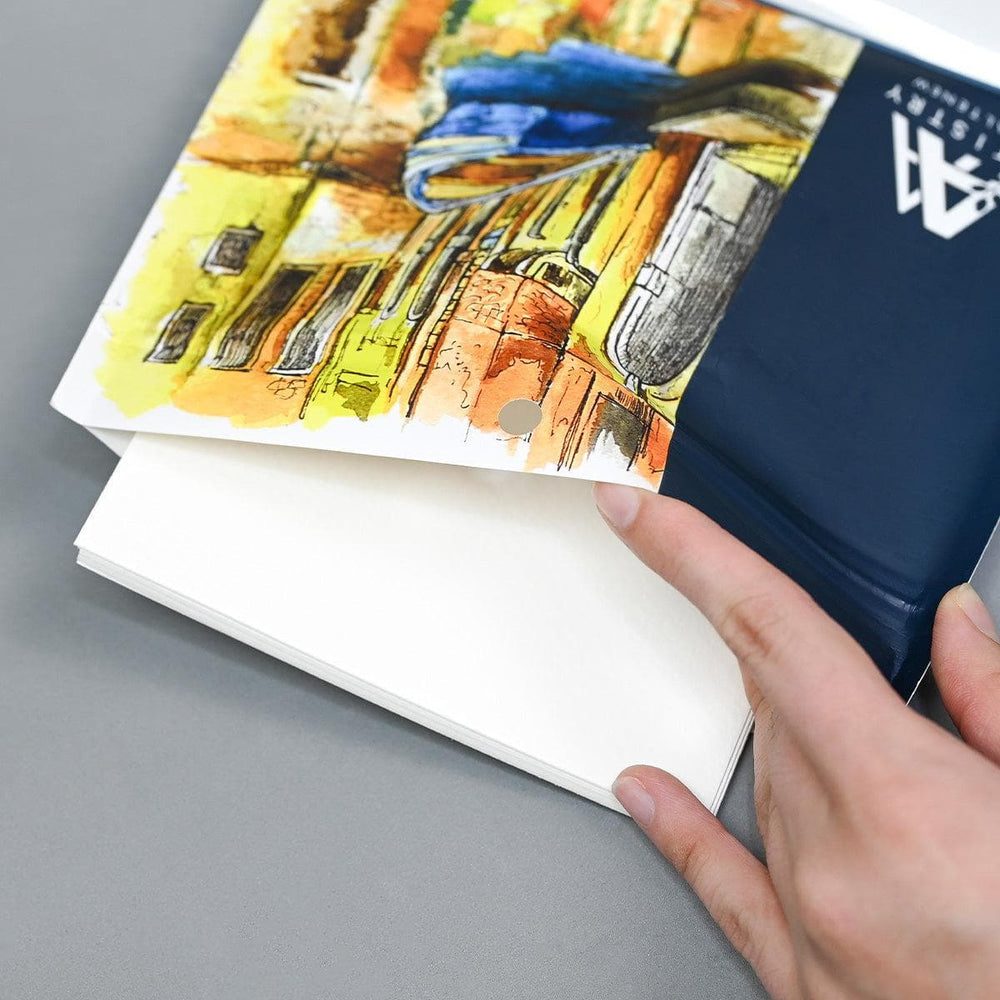 Wan-Pin Watercolor Watercolor Paper Set (Cold-Pressed, 5" x 7" Loose Sheets, 10 sheets/set)