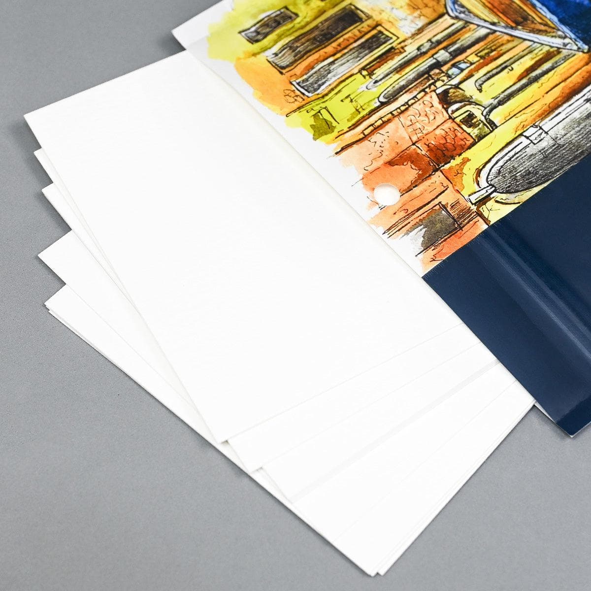 Wan-Pin Watercolor Watercolor Paper Set (Cold-Pressed, 5" x 7" Loose Sheets, 10 sheets/set)
