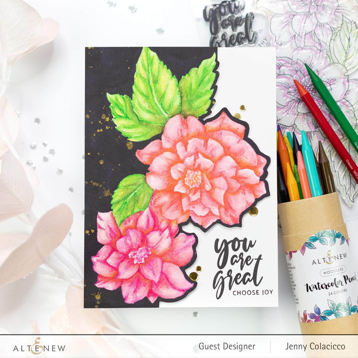 Shangzhi Pearl Pen Industry Co.,Ltd Watercolor Woodless Watercolor Pencil 24 Set