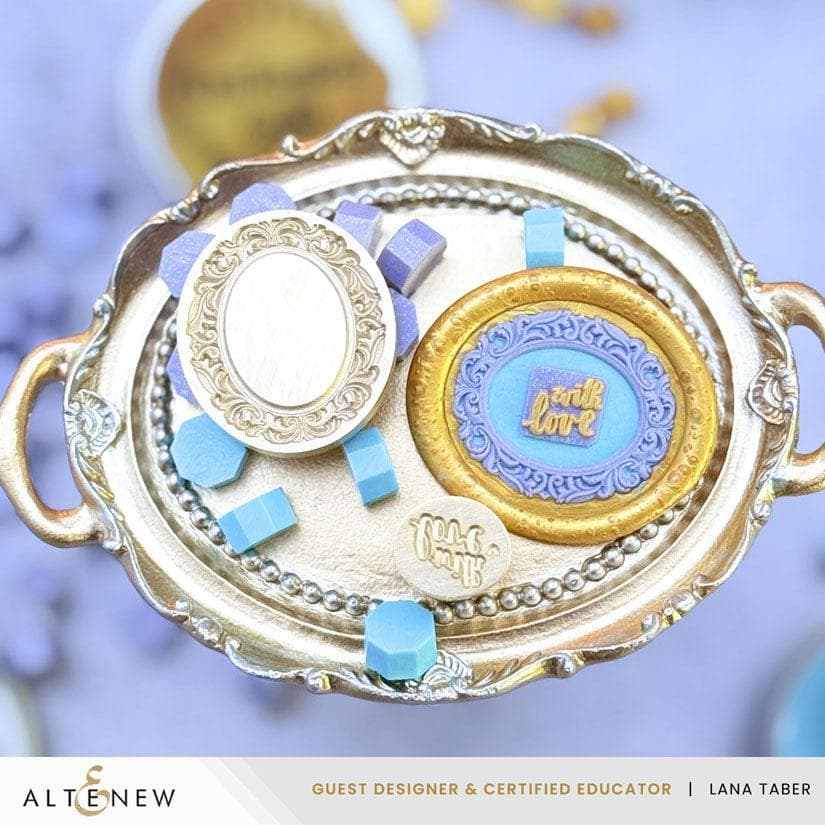 Baroque Embrace Wax Seal Stamp