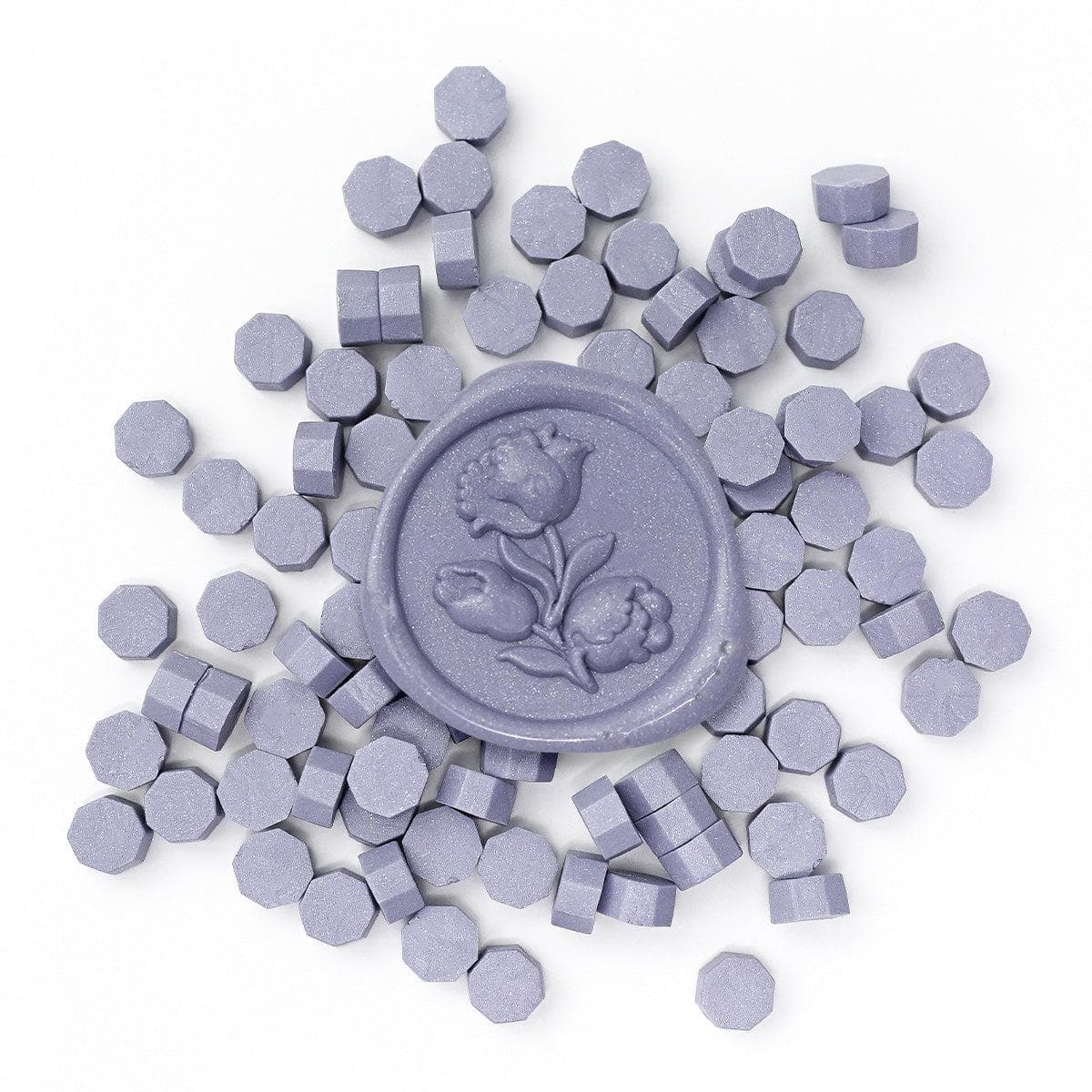 Dreamy Periwinkle Wax Beads