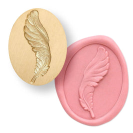 Graceful Feather Wax Seal Stamp
