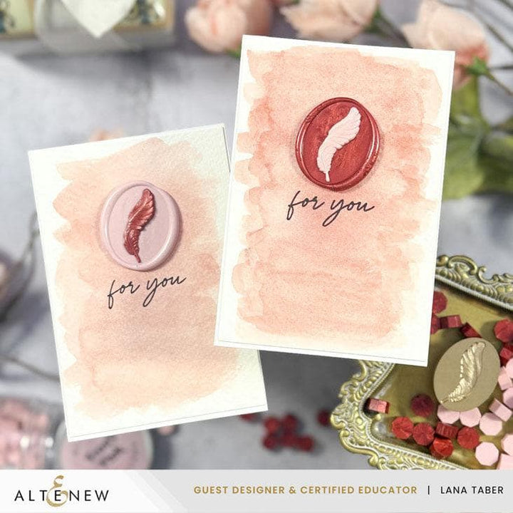 Graceful Feather Wax Seal Stamp