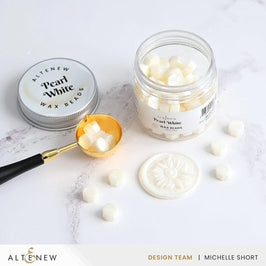 Pearl White Wax Beads