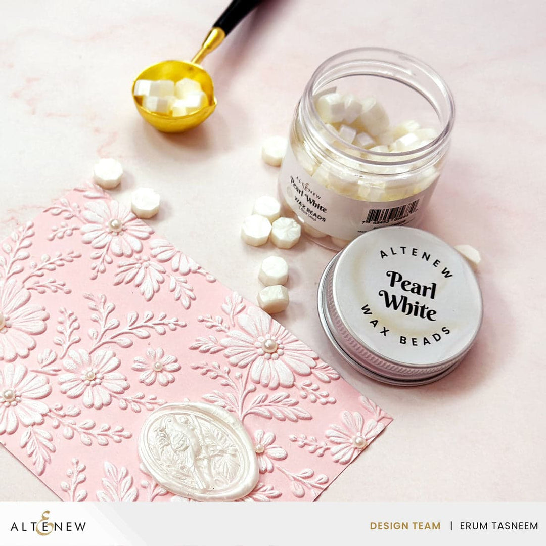 Pearl White Wax Beads