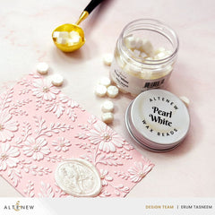 Pearl White Wax Beads