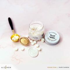 Pearl White Wax Beads