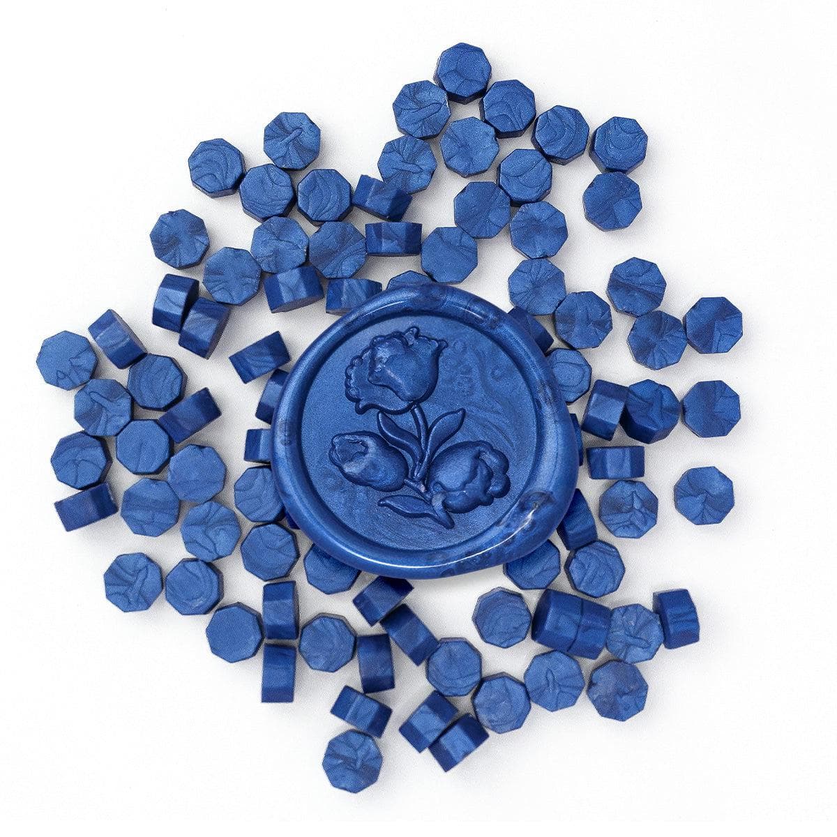 Sapphire Wax Beads