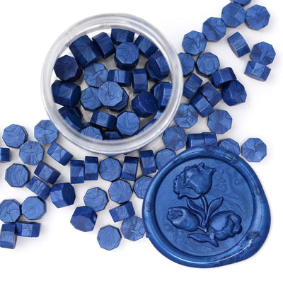 Sapphire Wax Beads