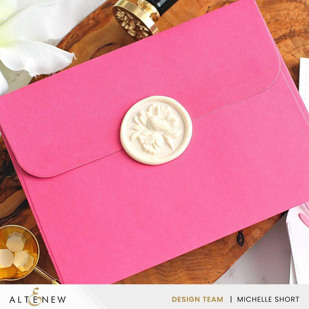 Soft Peonies Wax Seal Stamp